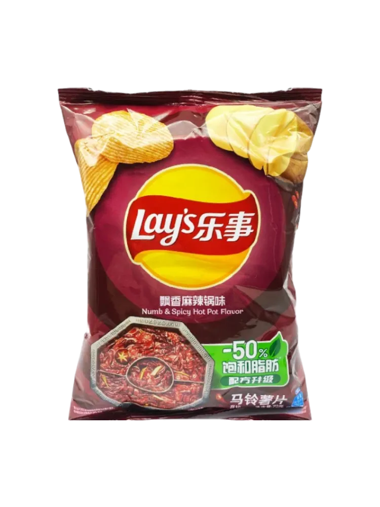 Lays Чипсы рифлёные со вкусом Хого 70гр